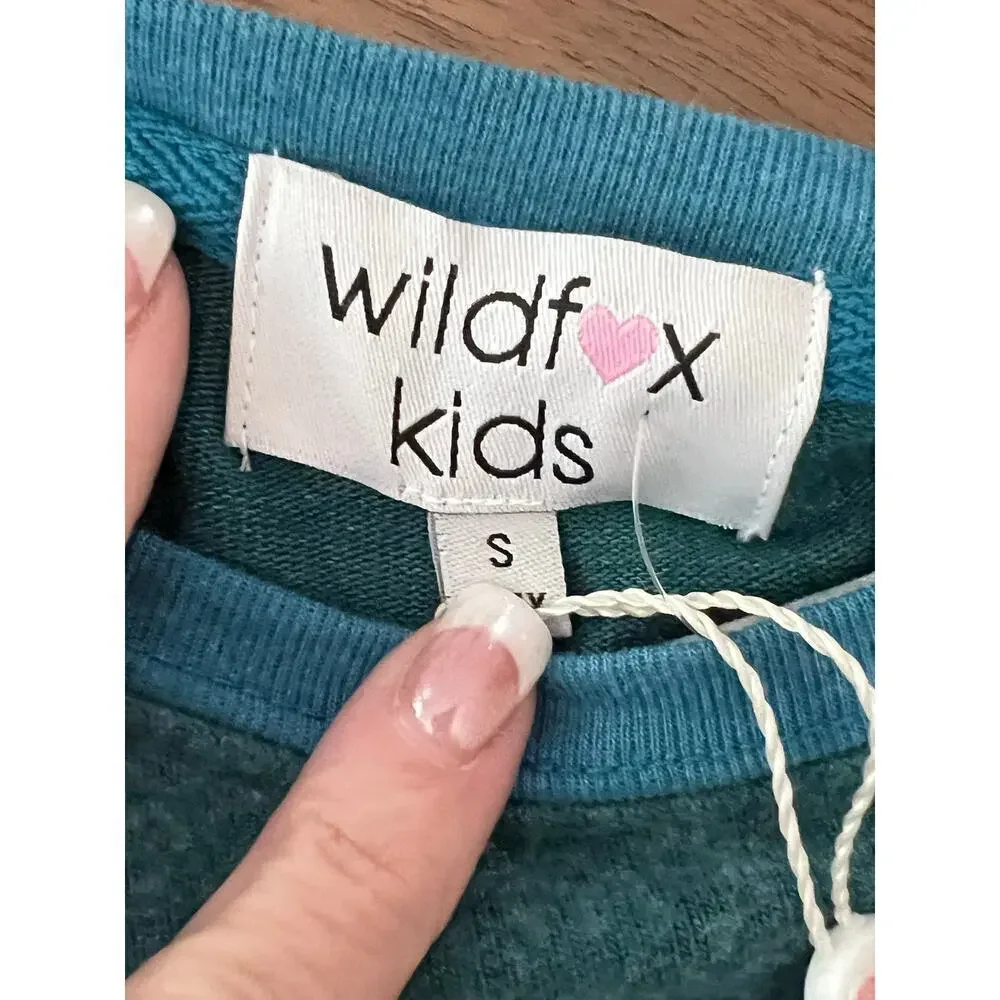 Wildfox Kids Love Yourself Alphabet Sweatshirt NWT Girls Size S